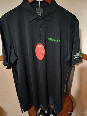 Greg Norman Men's Black Polo Shirt